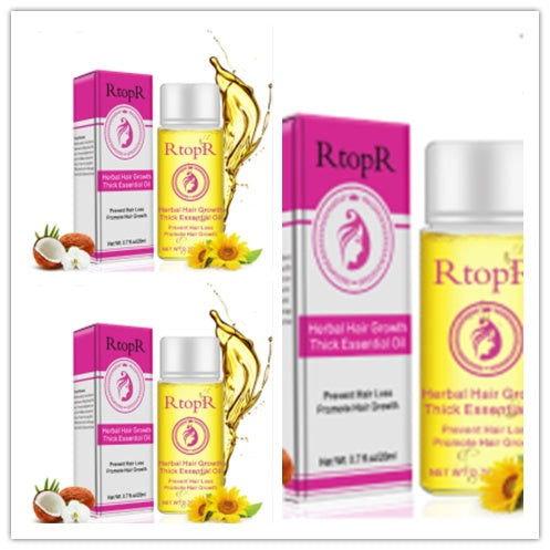 RtopR Herbal Hair Growth Essential Oil – Thick & Healthy Hair