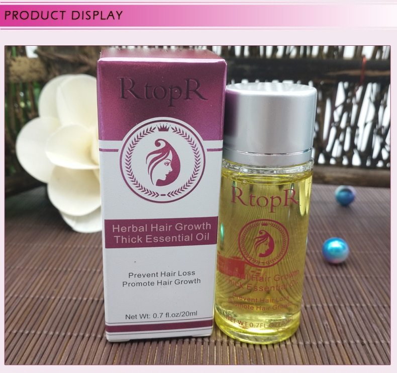 RtopR Herbal Hair Growth Essential Oil – Thick & Healthy Hair